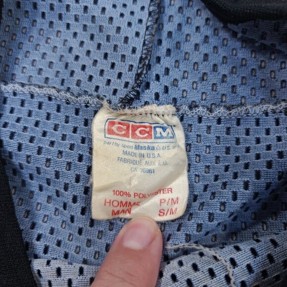 Vintage CCM Jersey Mens Small Maska Hockey Philadelphia Flyers Goalie Hockey USA - Picture 6 of 7